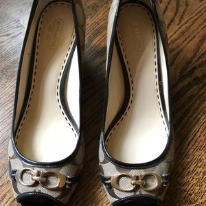 Coach signature wedges